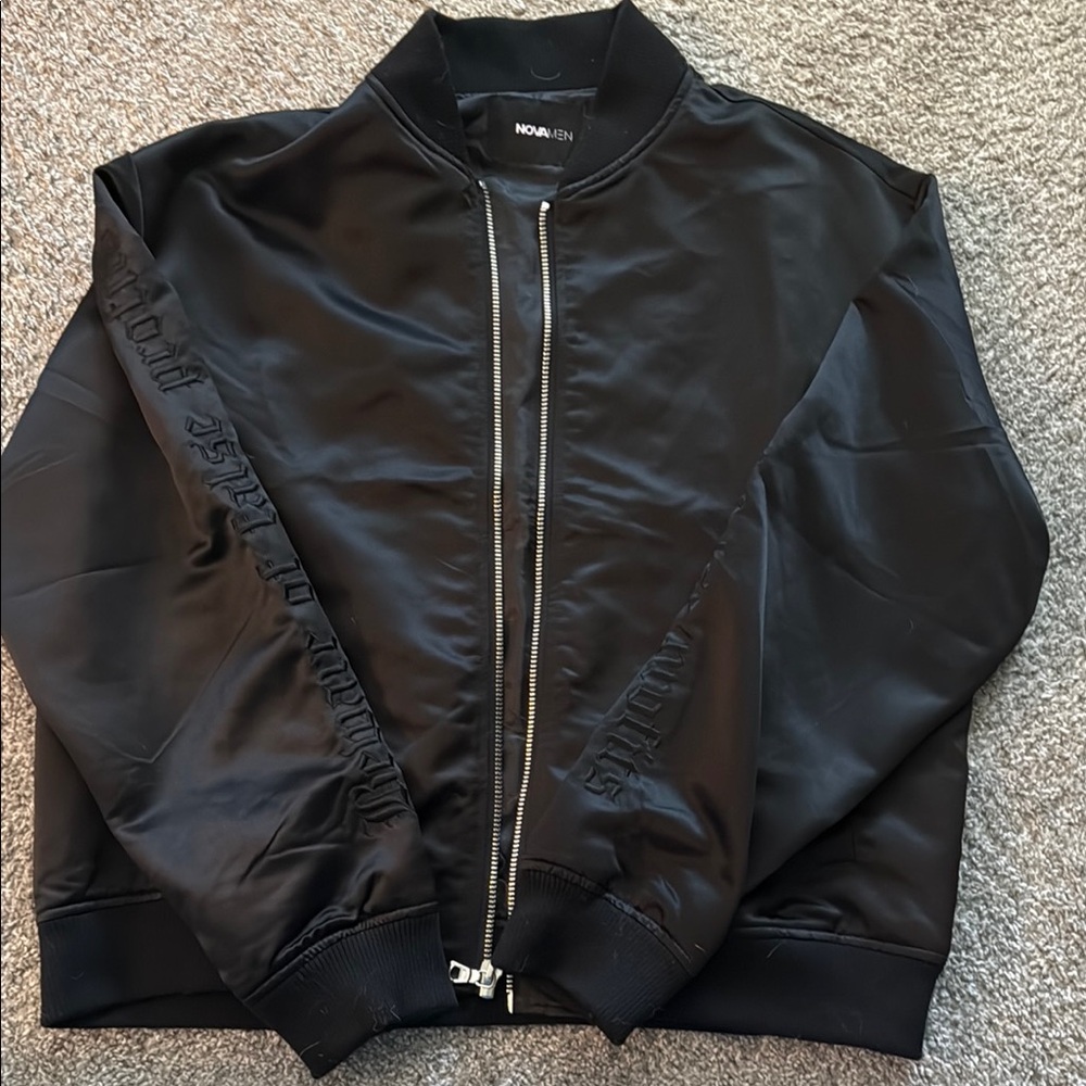 Nomad Men's Black Bomber Jacket
